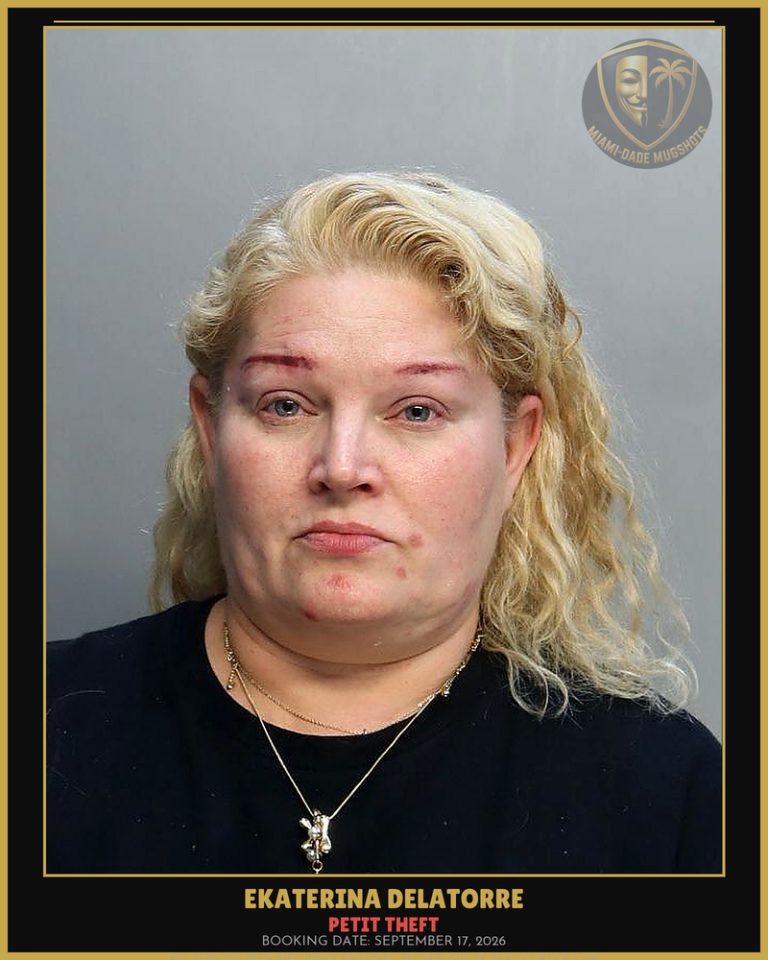 Delatorre Ekaterina Arrested – PETIT THEFT – Miami-Dade County (September 17, 2026)