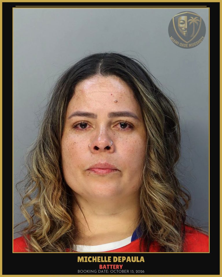 Depaula Michelle Arrested – BATTERY – Miami-Dade County (October 13, 2026)