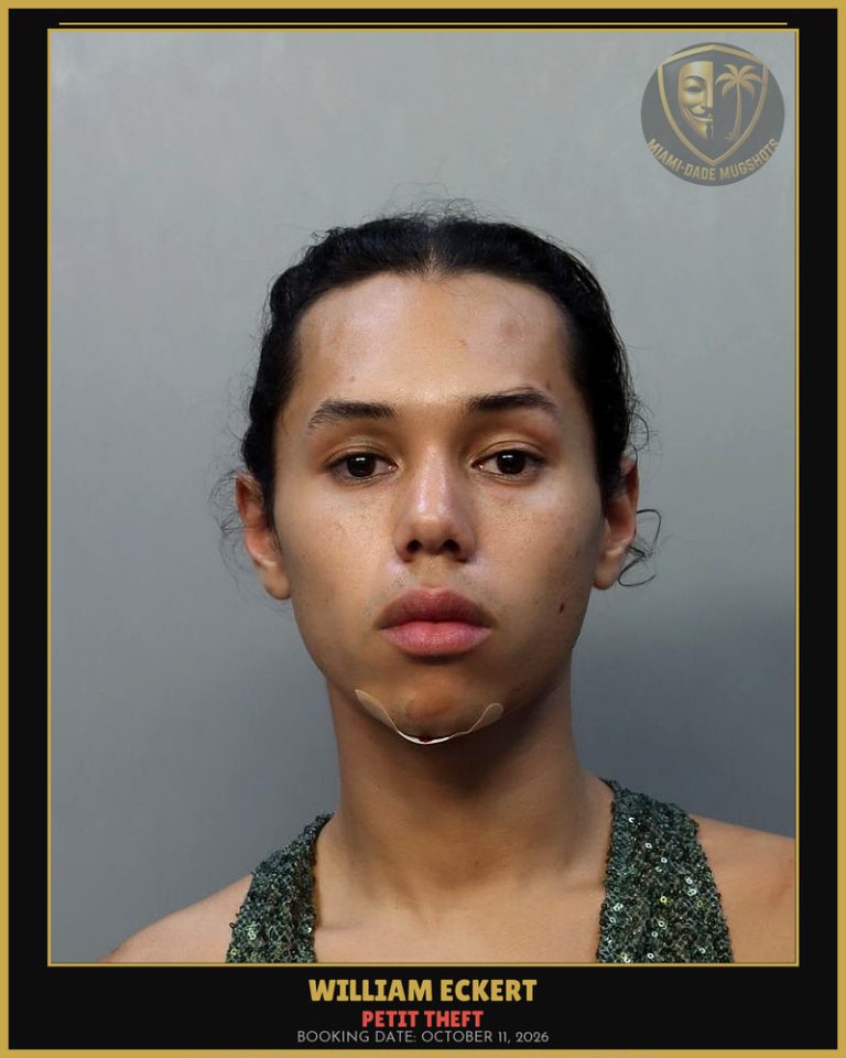 Eckert William  Carl Arrested – PETIT THEFT – Miami-Dade County (October 11, 2026)