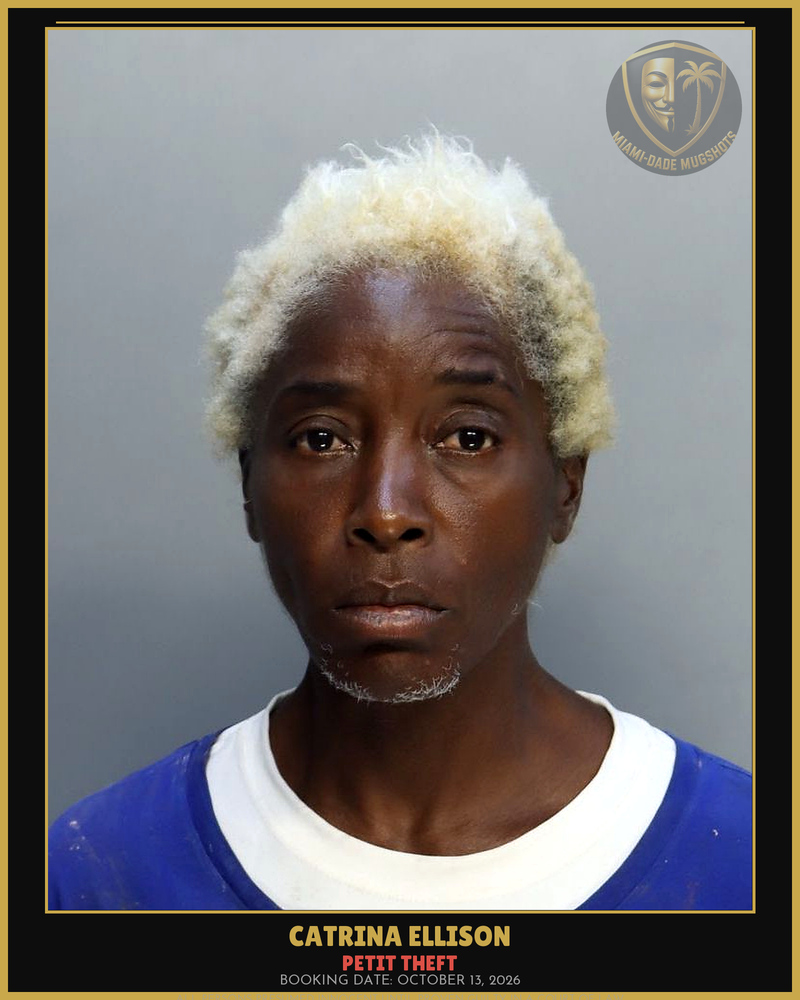 Ellison Catrina  Renee Arrested – Petit Theft – Miami-Dade County (October 13, 2026)