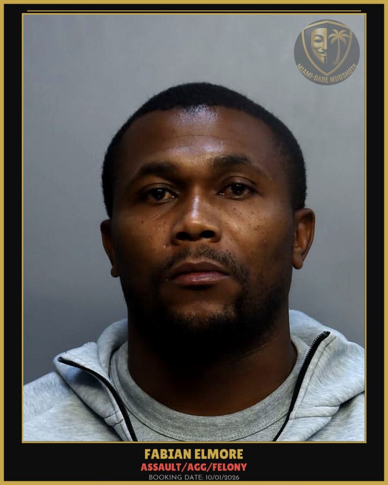 Elmore Fabian Delvon Arrested – ASSAULT/AGG/FELONY – Miami-Dade County (Unknown)