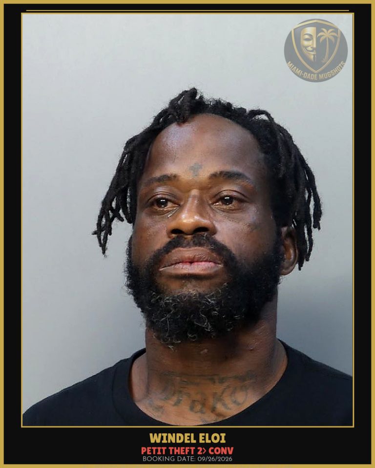 Eloi Windel Arrested – PETIT THEFT 2> CONV – Miami-Dade County (Unknown)