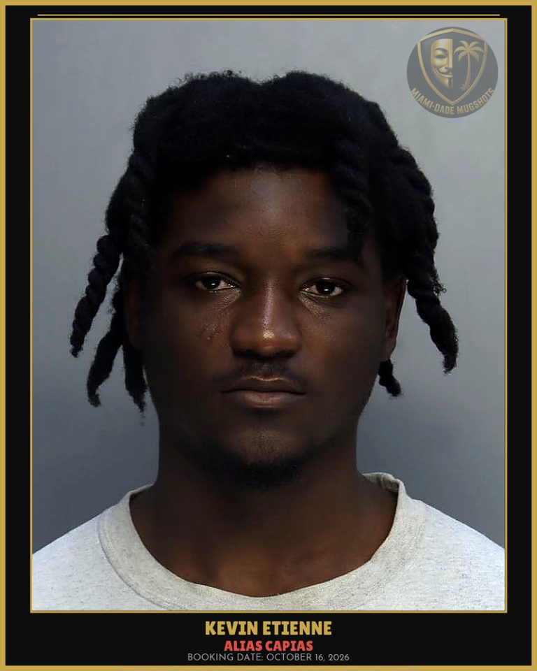 Etienne Kevin Arrested – ALIAS CAPIAS – Miami-Dade County (October 16, 2026)