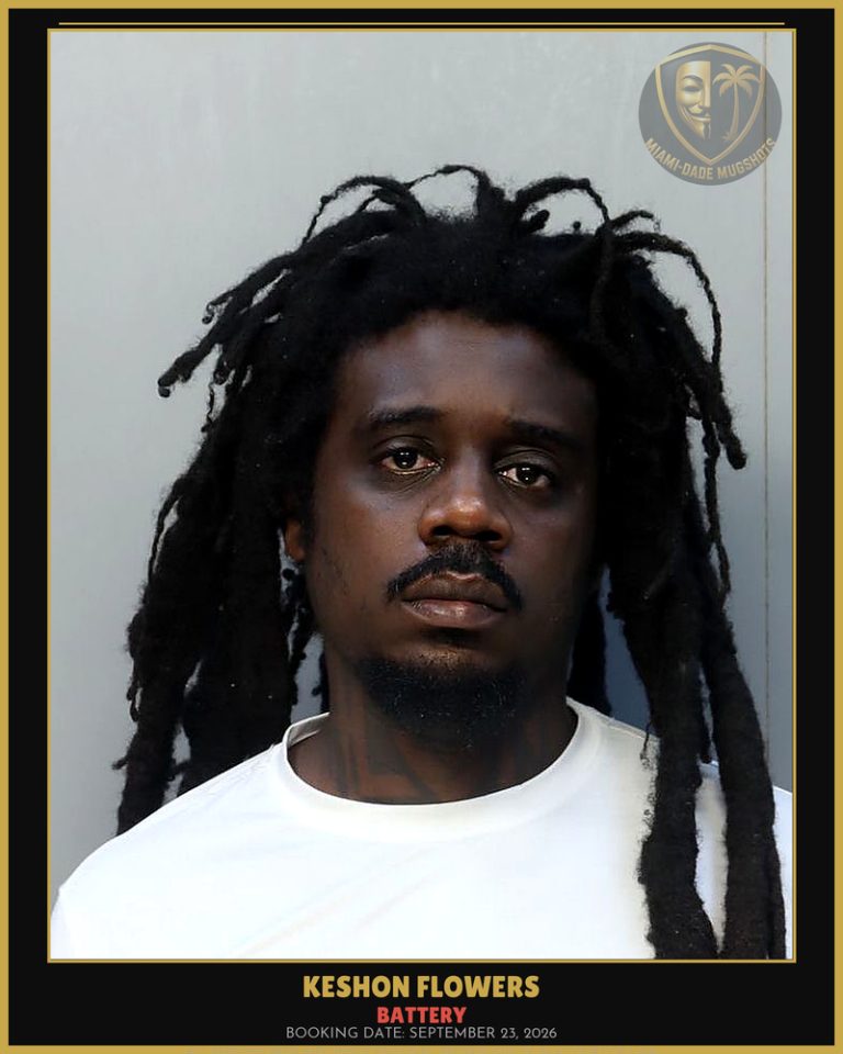 Flowers Keshon  Trenae Arrested – BATTERY – Miami-Dade County (September 23, 2026)