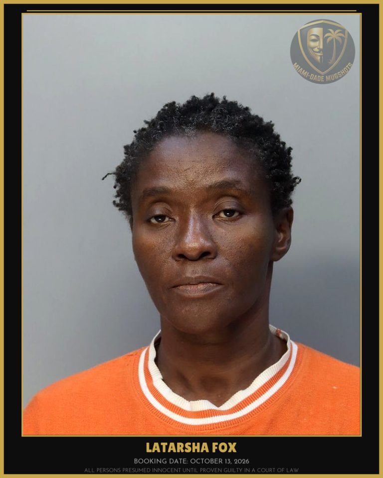 Fox Latarsha Arrested – Miami-Dade County (October 13, 2026)