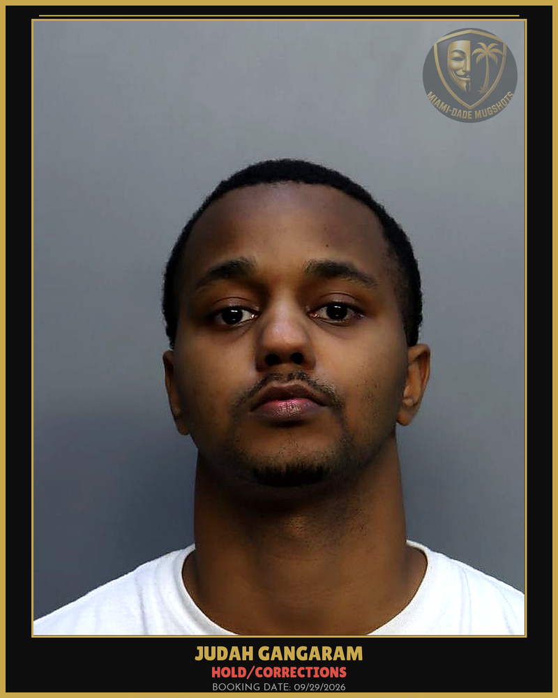 Gangaram Judah Anthony Arrested – Hold/Corrections – Miami-Dade County (Unknown)