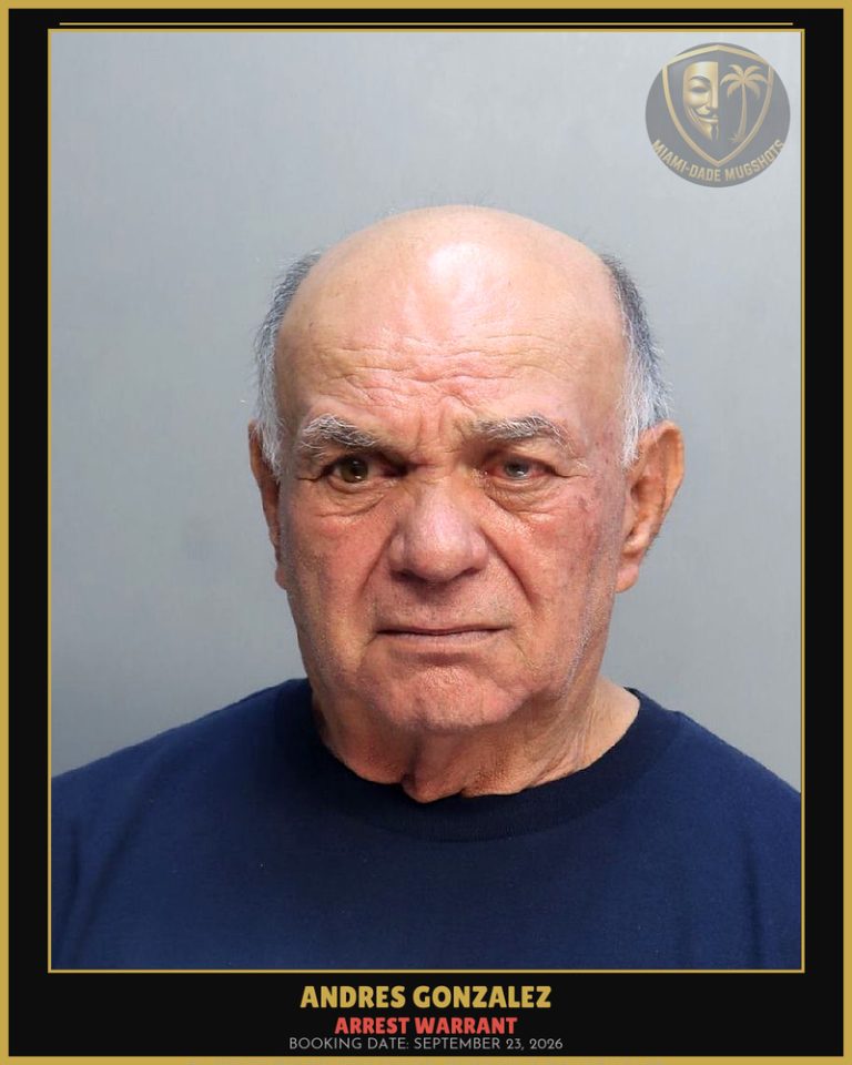 Gonzalez Andres Arrested – ARREST WARRANT – Miami-Dade County (September 23, 2026)