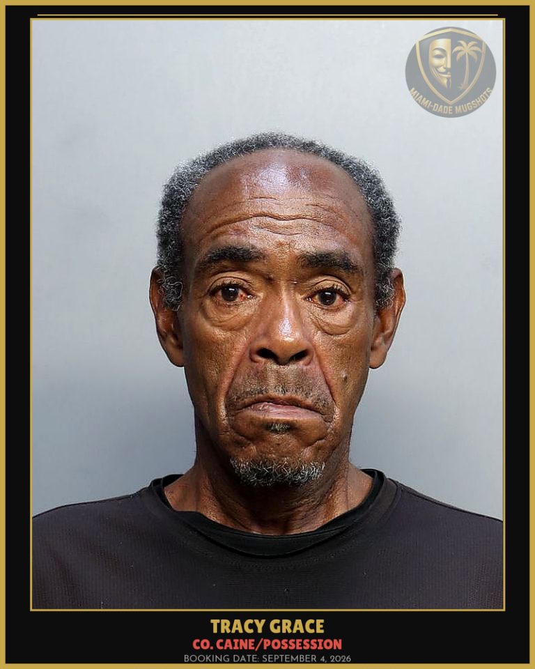 Grace Tracy  Verlord Arrested – Co. Caine/POSSESSION – Miami-Dade County (September 4, 2026)