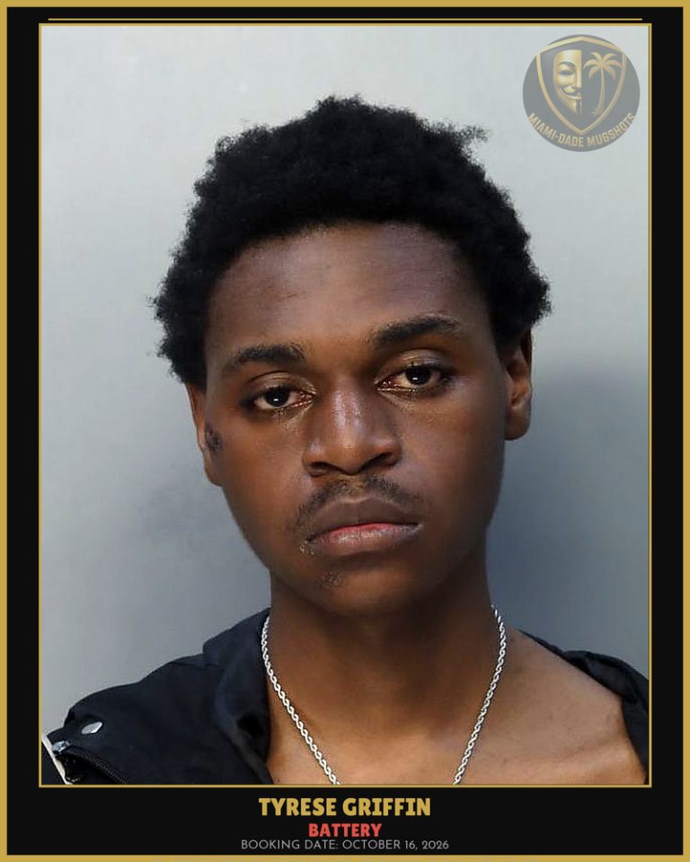 Griffin Tyrese  Edward Arrested – BATTERY – Miami-Dade County (October 16, 2026)