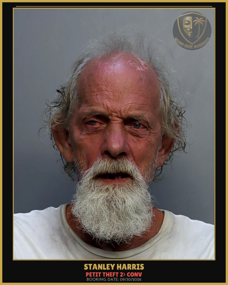 Harris Stanley Arrested – PETIT THEFT 2> CONV – Miami-Dade County (Unknown)