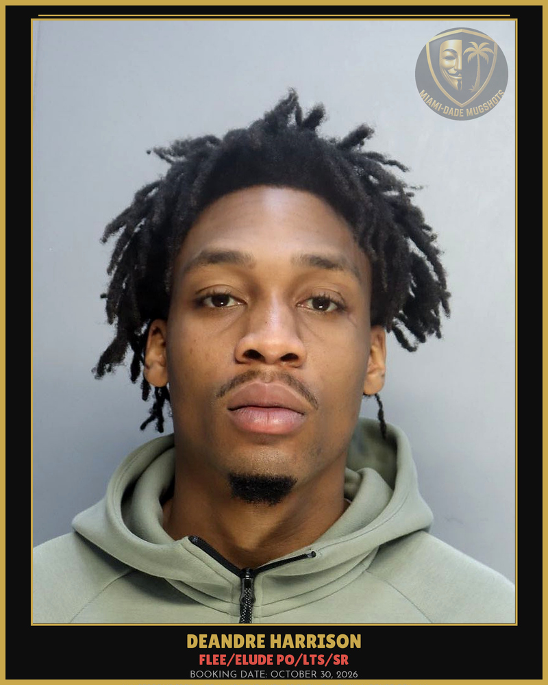 Harrison Deandre  Marques Arrested – Flee/Elude Po/Lts/Sr – Miami-Dade County (October 30, 2026)