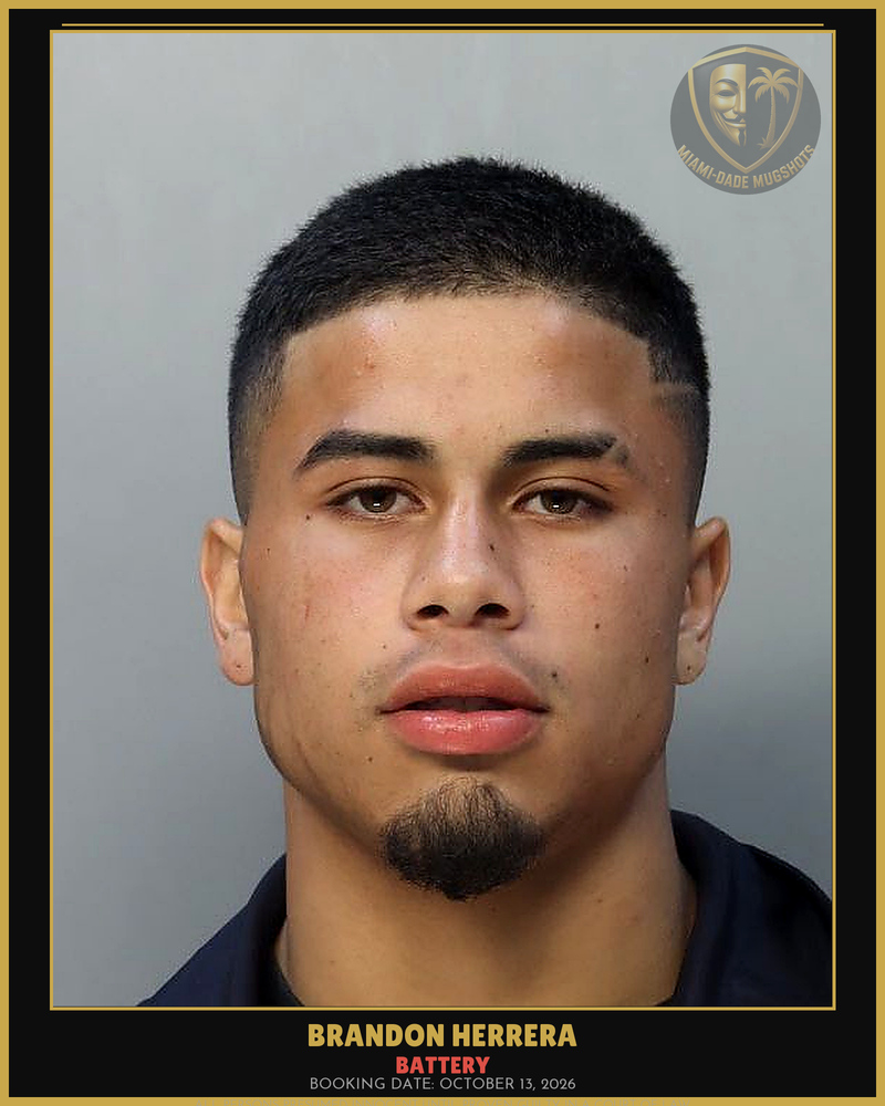 Herrera Brandon  Alexander Arrested – Battery – Miami-Dade County (October 13, 2026)