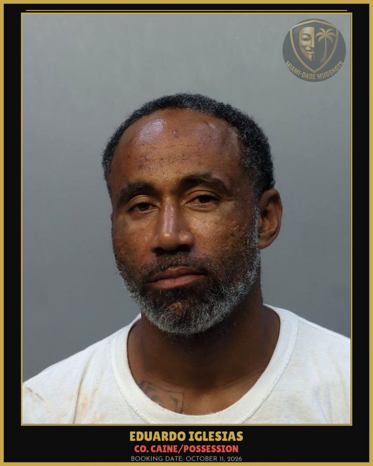 Iglesias Eduardo Arrested – Co. Caine/POSSESSION – Miami-Dade County (October 11, 2026)
