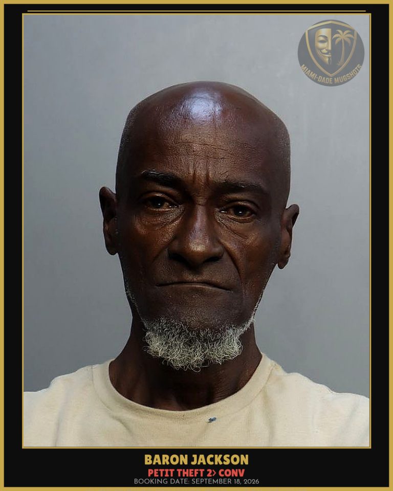 Jackson Baron Keith Arrested – PETIT THEFT 2> CONV – Miami-Dade County (September 18, 2026)