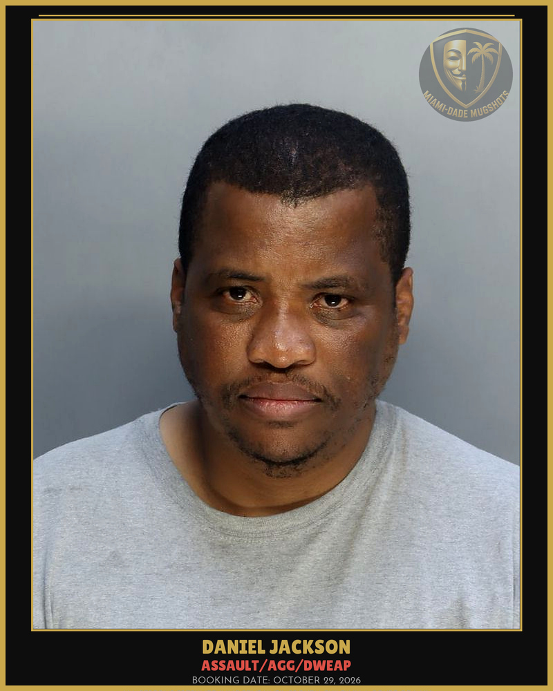 Jackson Daniel Lewis Arrested – Assault/Agg/Dweap – Miami-Dade County (October 29, 2026)