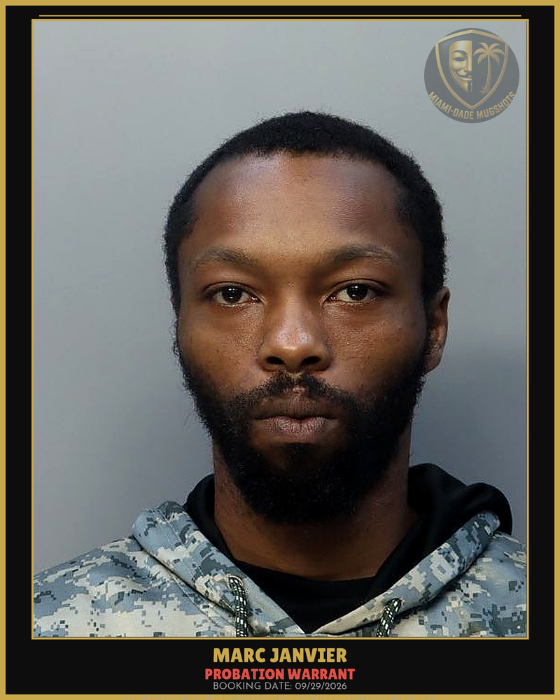 Janvier Marc Arrested – Probation Warrant – Miami-Dade County (Unknown)
