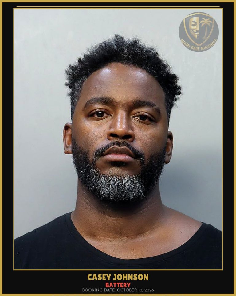 Johnson Casey  B Arrested – BATTERY – Miami-Dade County (October 10, 2026)