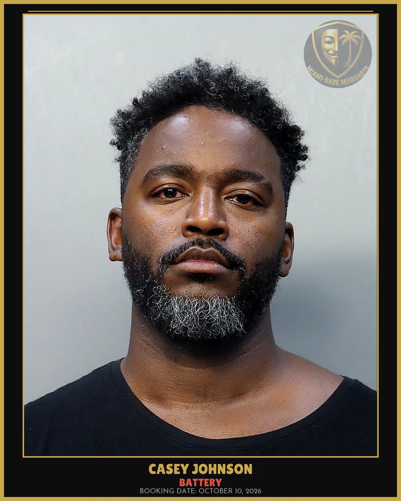 Johnson Casey  B Arrested – Battery – Miami-Dade County (October 10, 2026)