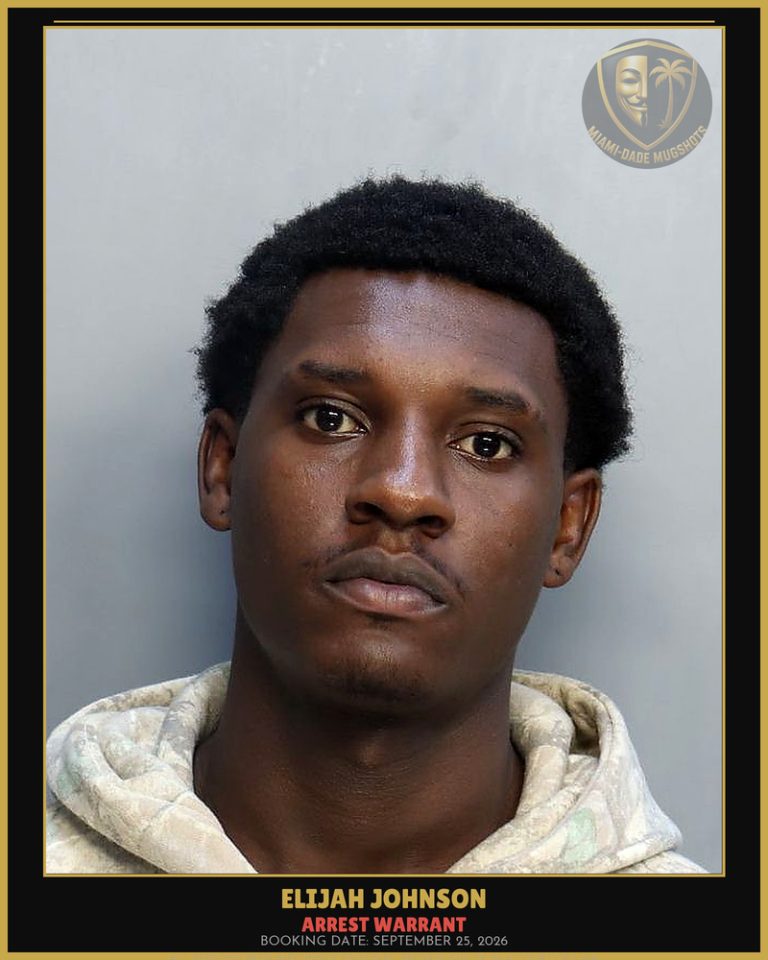 Johnson Elijah Malachi Arrested – ARREST WARRANT – Miami-Dade County (September 25, 2026)