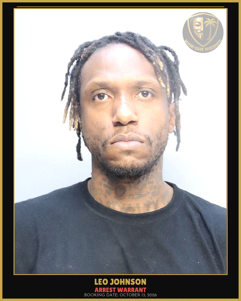 Johnson Leo  Terrell Arrested – Arrest Warrant – Miami-Dade County (October 13, 2026)