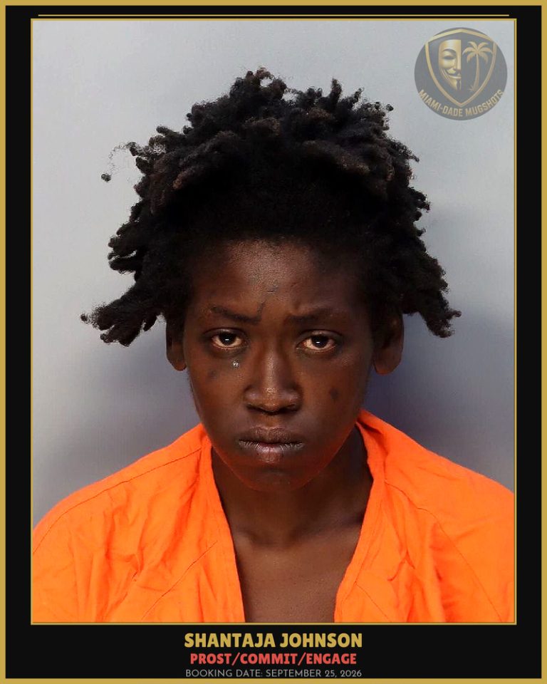 Johnson Shantaja T Arrested – PROST/COMMIT/ENGAGE – Miami-Dade County (September 25, 2026)