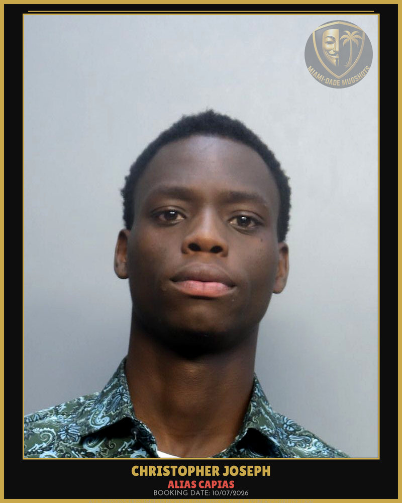 Joseph Christopher Arrested – Alias Capias – Miami-Dade County (Unknown)
