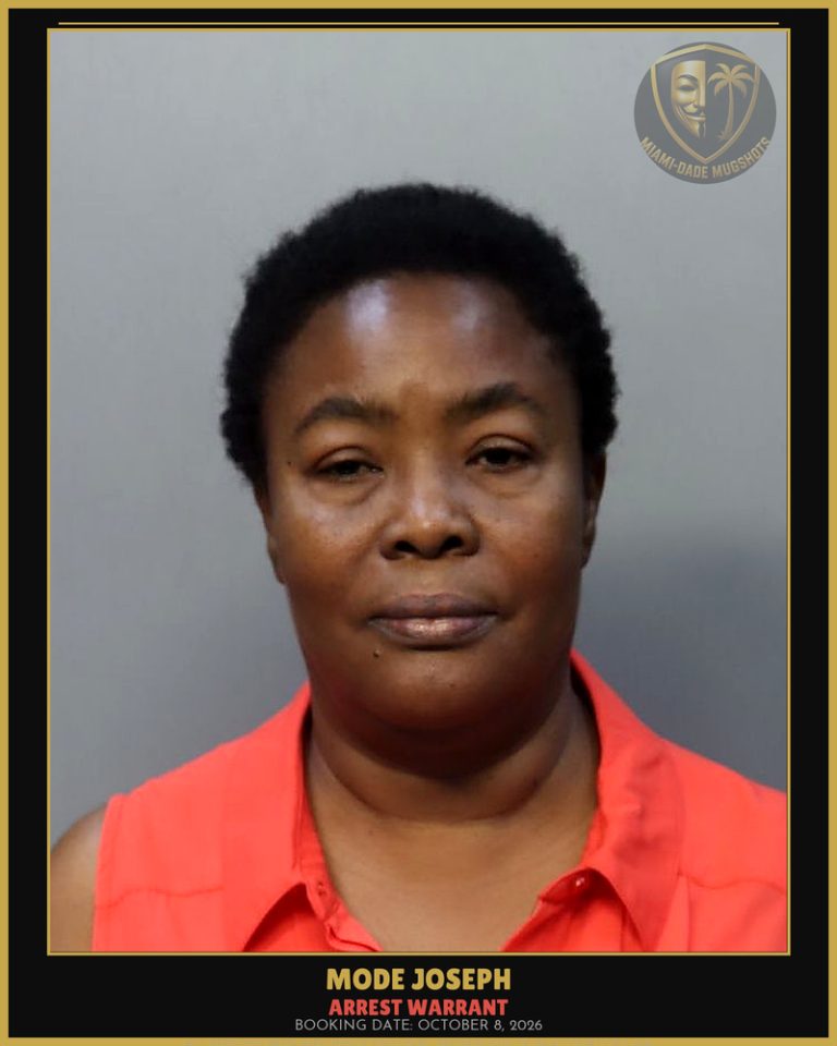 Joseph Mode Arrested – ARREST WARRANT – Miami-Dade County (October 8, 2026)