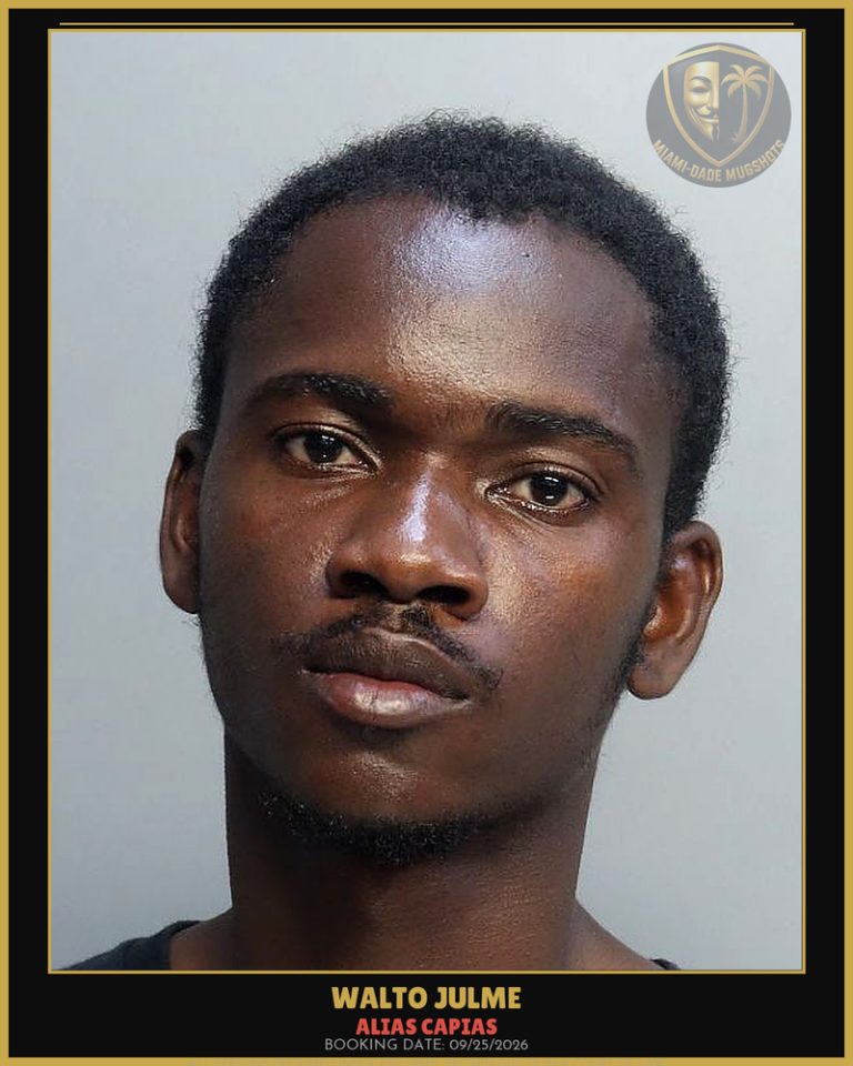 Julme Walto Arrested – ALIAS CAPIAS – Miami-Dade County (Unknown)