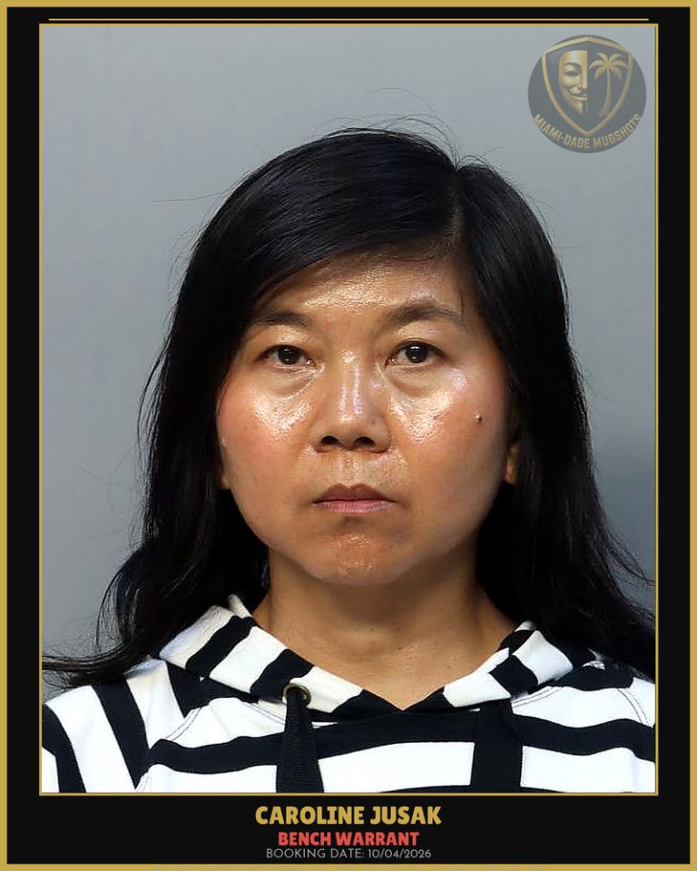 Jusak Caroline Arrested – BENCH WARRANT – Miami-Dade County (Unknown)