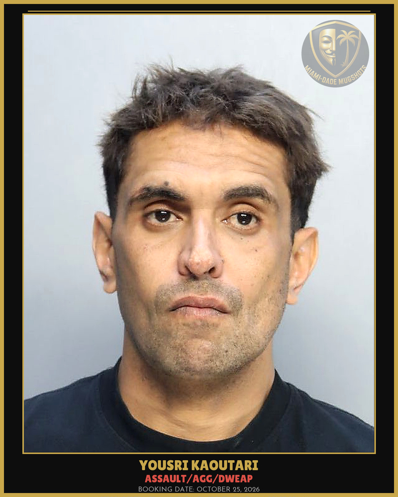 Kaoutari Yousri Arrested – Assault/Agg/Dweap – Miami-Dade County (October 25, 2026)