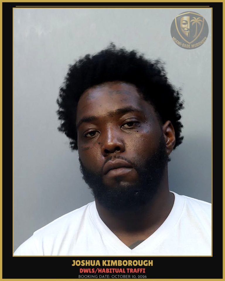 Kimborough Joshua  Thurman Arrested – DWLS/HABITUAL TRAFFI – Miami-Dade County (October 10, 2026)