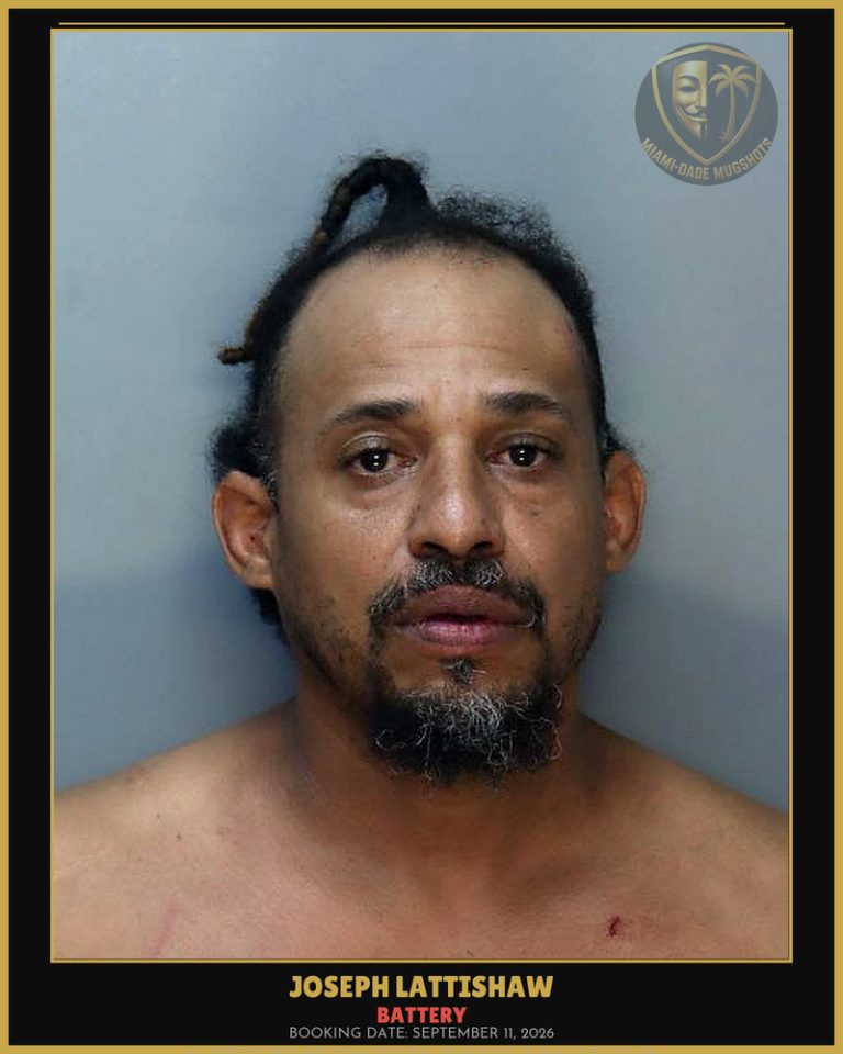 Lattishaw Joseph  Demetricus Arrested – BATTERY – Miami-Dade County (September 11, 2026)