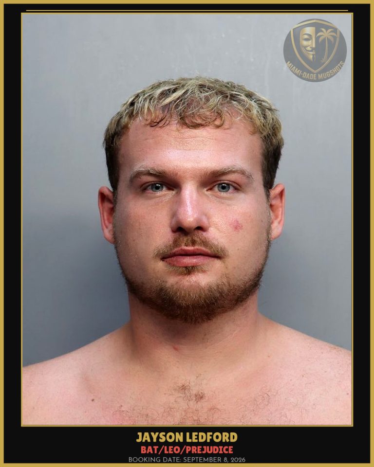 Ledford Jayson Shane Arrested – BAT/LEO/PREJUDICE – Miami-Dade County (September 8, 2026)
