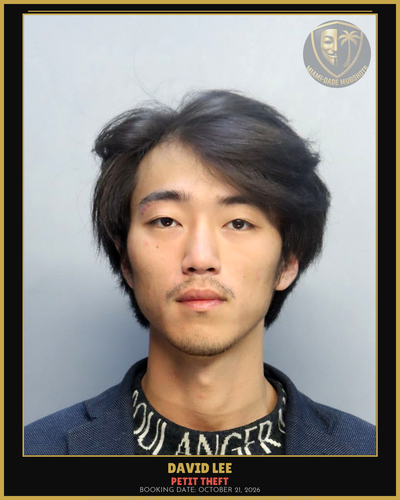 Lee David Arrested – Petit Theft – Miami-Dade County (October 21, 2026)