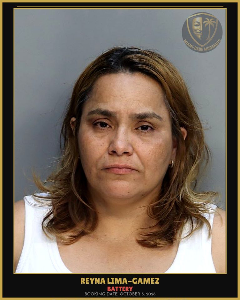 Lima-Gamez Reyna Fatima Arrested – BATTERY – Miami-Dade County (October 5, 2026)