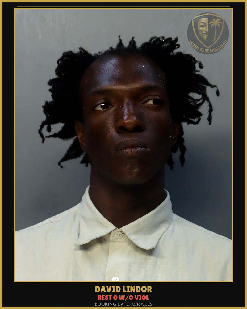 Lindor David Arrested – Rest O W/O Viol – Miami-Dade County (Unknown)