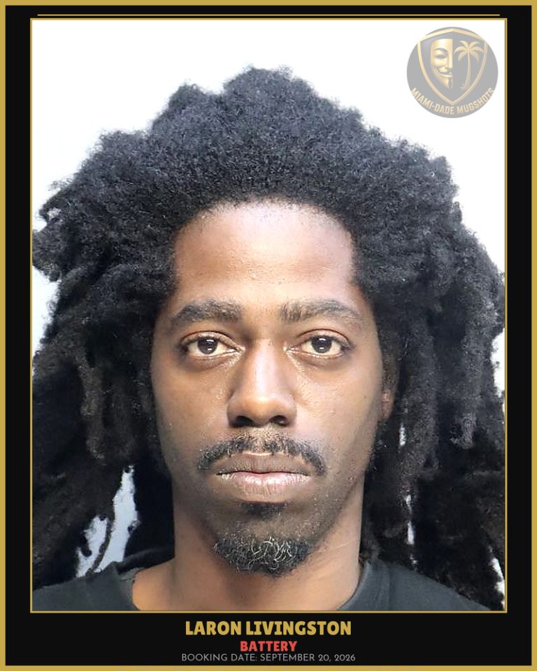 Livingston Laron Arrested – BATTERY – Miami-Dade County (September 20, 2026)