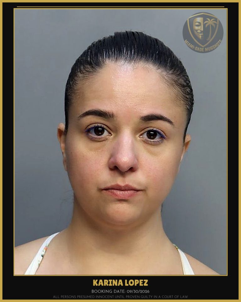 Lopez Karina Caridad Arrested – Miami-Dade County (Unknown)