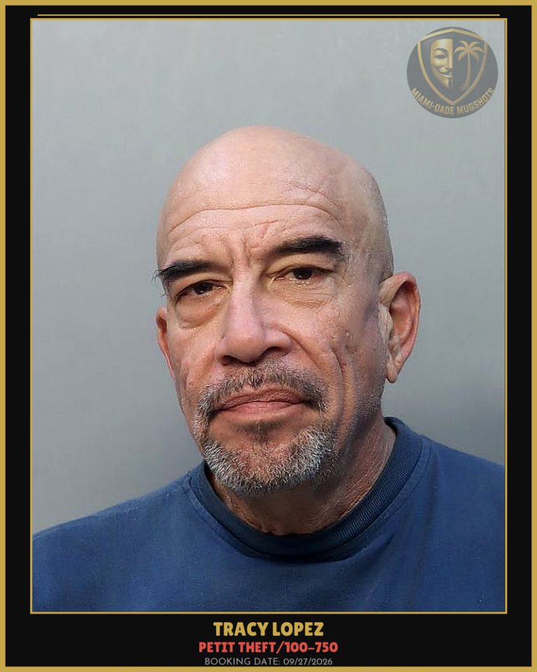 Lopez Tracy  Stephen Arrested – PETIT THEFT/100-750 – Miami-Dade County (Unknown)