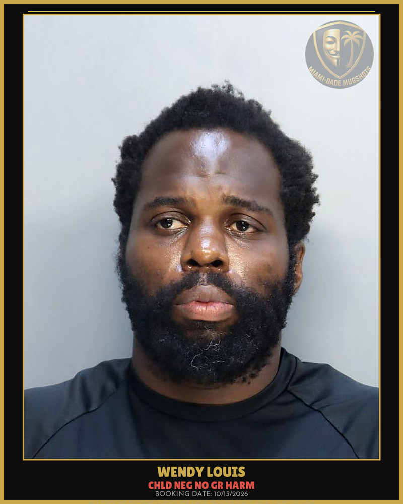 Louis Wendy Arrested – Chld Neg No Gr Harm – Miami-Dade County (Unknown)