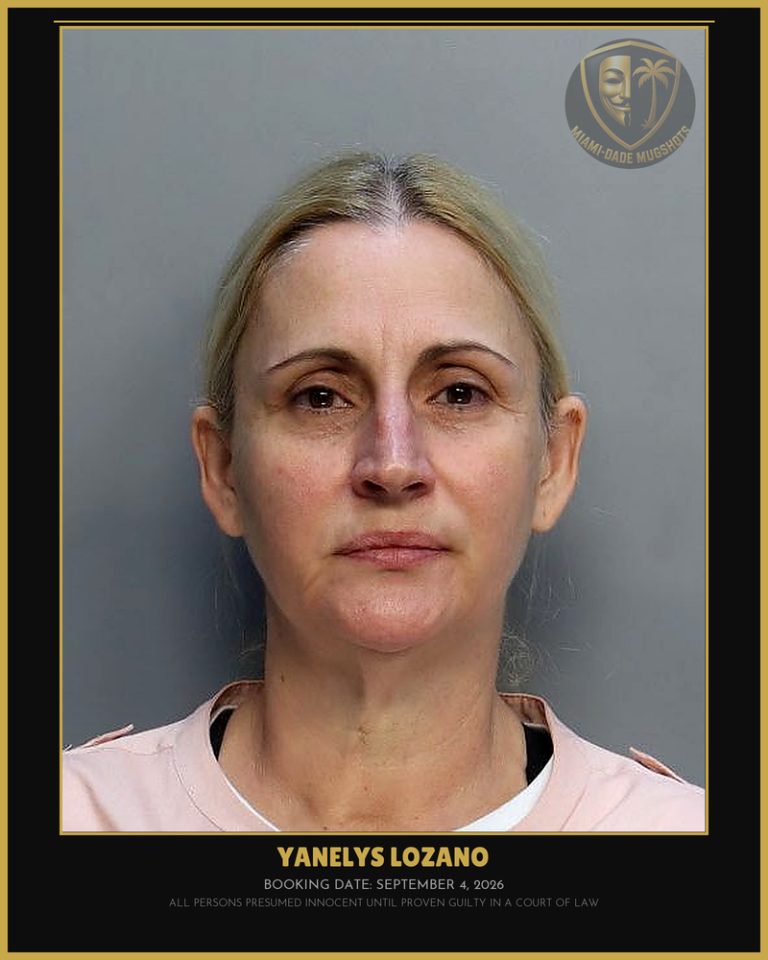 Lozano Yanelys Arrested – Miami-Dade County (September 4, 2026)