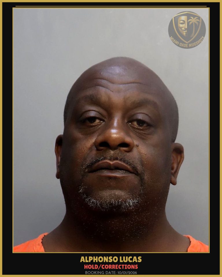 Lucas Alphonso Arrested – HOLD/CORRECTIONS – Miami-Dade County (Unknown)