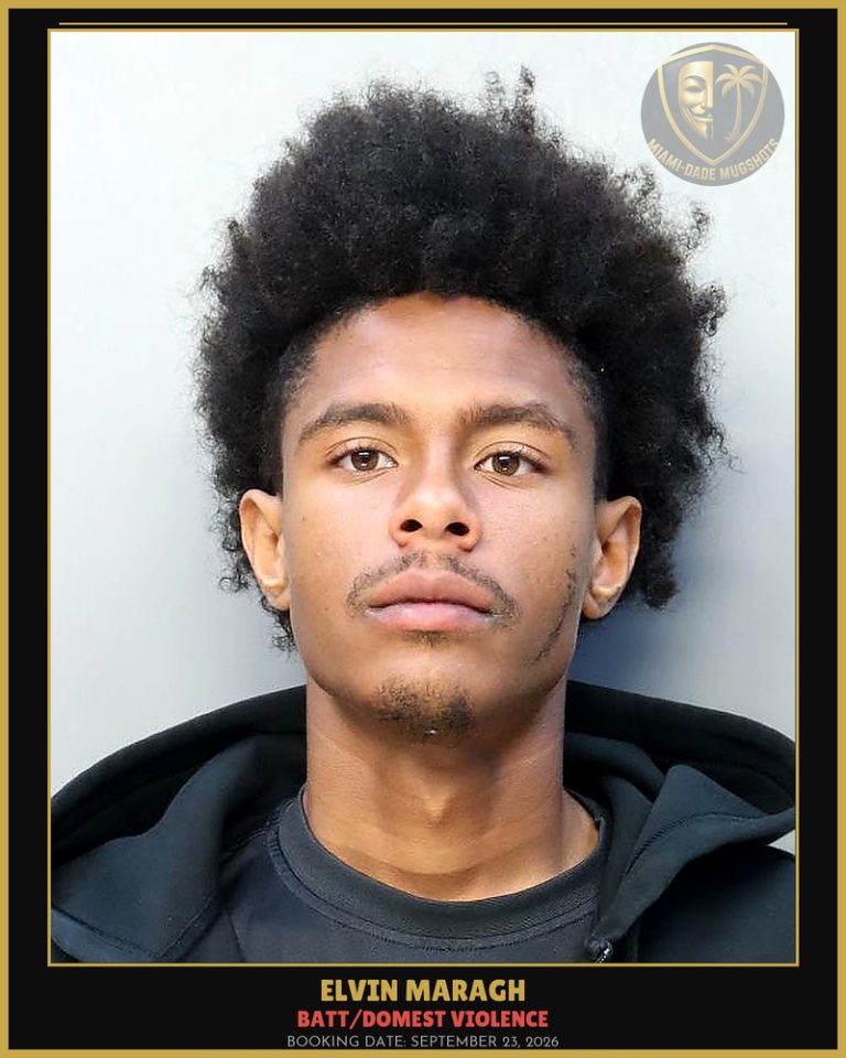 Maragh Elvin Michael Arrested – BATT/DOMEST VIOLENCE – Miami-Dade County (September 23, 2026)