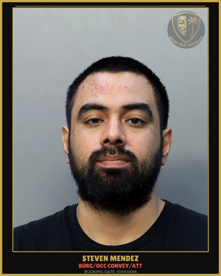 Mendez Steven Arrested – BURG/OCC CONVEY/ATT – Miami-Dade County (Unknown)