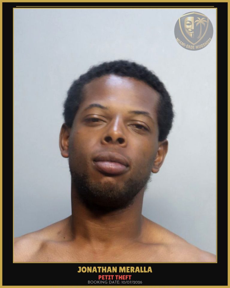 Meralla Jonathan Arrested – PETIT THEFT – Miami-Dade County (Unknown)
