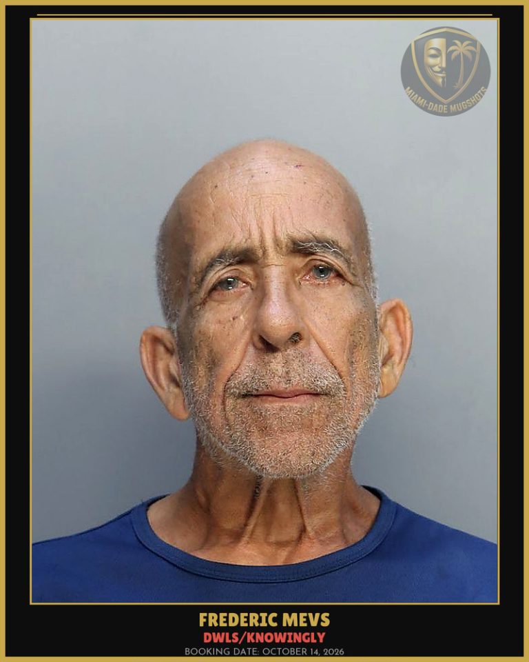 Mevs Frederic Max Arrested – DWLS/KNOWINGLY – Miami-Dade County (October 14, 2026)