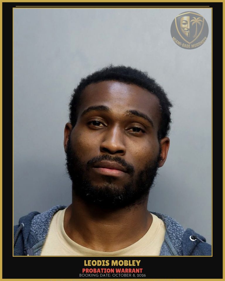 Mobley Leodis  Teeago Arrested – PROBATION WARRANT – Miami-Dade County (October 8, 2026)