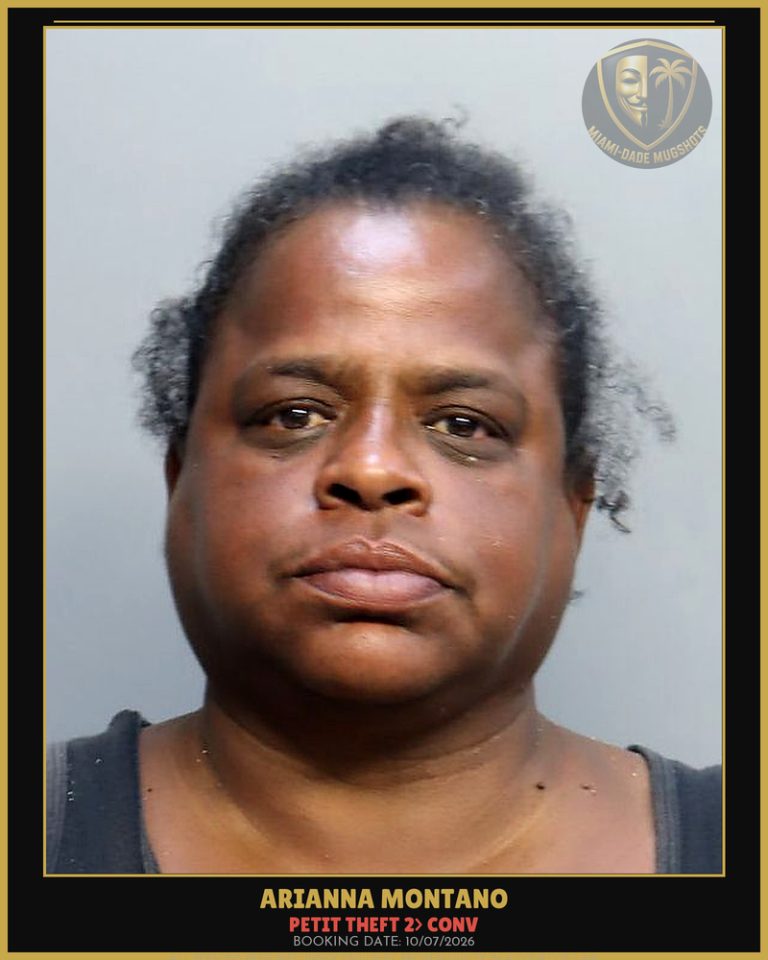 Montano Arianna Arrested – PETIT THEFT 2> CONV – Miami-Dade County (Unknown)
