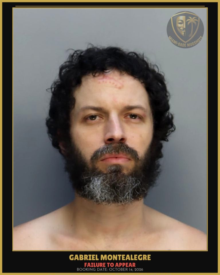 Montealegre Gabriel Antonio Arrested – FAILURE TO APPEAR – Miami-Dade County (October 14, 2026)