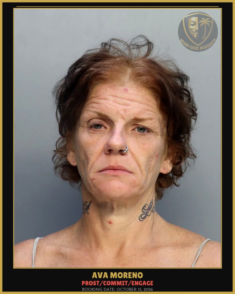 Moreno Ava  Kathleen Arrested – PROST/COMMIT/ENGAGE – Miami-Dade County (October 15, 2026)